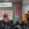 おばあちゃんへ年賀状を、長野中央郵便局で投函式